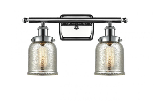 Bell - 2 Light - 16 inch - Polished Chrome - Bath Vanity Light (3442|916-2W-PC-G58)