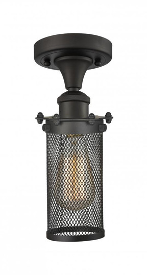 Bleecker - 1 Light - 4 inch - Oil Rubbed Bronze - Semi-Flush Mount (3442|516-1C-OB-CE219-LED)