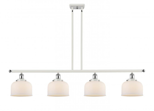 Bell - 4 Light - 48 inch - White Polished Chrome - Stem Hung - Island Light (3442|916-4I-WPC-G71-LED)