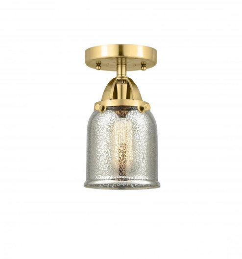 Bell - 1 Light - 5 inch - Satin Gold - Semi-Flush Mount (3442|288-1C-SG-G58)