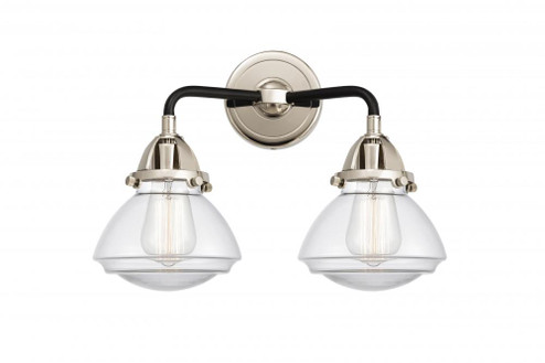 Olean - 2 Light - 15 inch - Black Polished Nickel - Bath Vanity Light (3442|288-2W-BPN-G322)