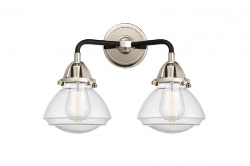 Olean - 2 Light - 15 inch - Black Polished Nickel - Bath Vanity Light (3442|288-2W-BPN-G324)