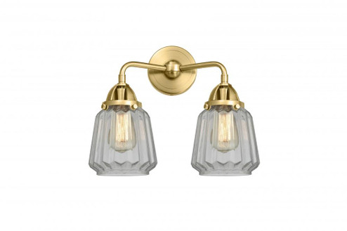 Chatham - 2 Light - 14 inch - Satin Gold - Bath Vanity Light (3442|288-2W-SG-G142)
