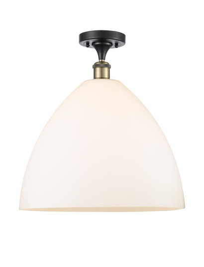 Bristol - 1 Light - 16 inch - Black Antique Brass - Semi-Flush Mount (3442|516-1C-BAB-GBD-161-LED)