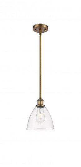 Bristol - 1 Light - 8 inch - Brushed Brass - Mini Pendant (3442|516-1S-BB-GBD-752)