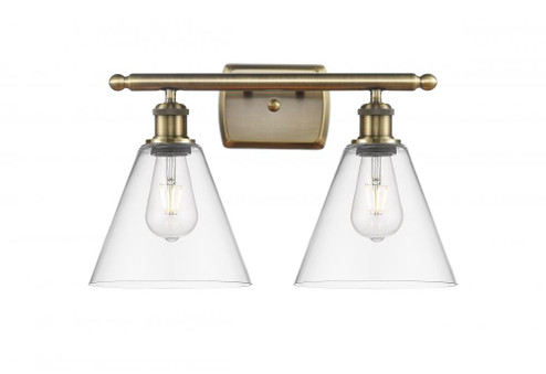 Berkshire - 2 Light - 18 inch - Antique Brass - Bath Vanity Light (3442|516-2W-AB-GBC-82)