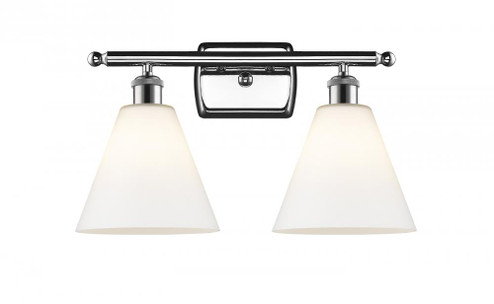 Berkshire - 2 Light - 18 inch - Polished Chrome - Bath Vanity Light (3442|516-2W-PC-GBC-81-LED)