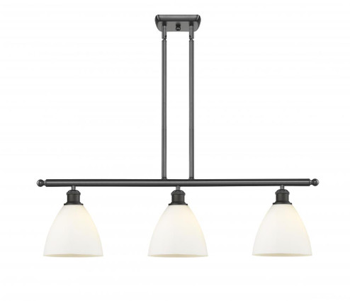 Bristol - 3 Light - 36 inch - Oil Rubbed Bronze - Cord hung - Island Light (3442|516-3I-OB-GBD-751-LED)