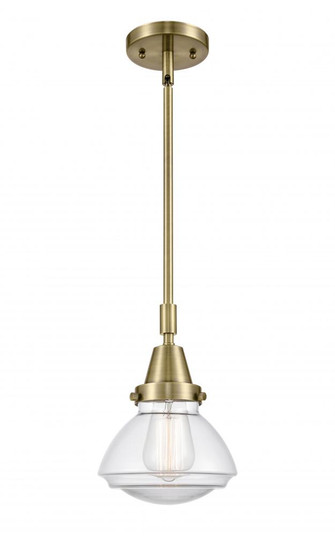 Olean - 1 Light - 7 inch - Antique Brass - Mini Pendant (3442|447-1S-AB-G322-LED)