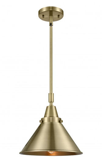 Briarcliff - 1 Light - 10 inch - Antique Brass - Mini Pendant (3442|447-1S-AB-M10-AB-LED)