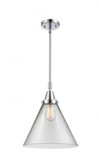 Cone - 1 Light - 12 inch - Polished Chrome - Mini Pendant (3442|447-1S-PC-G42-L)
