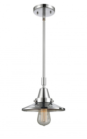 Railroad - 1 Light - 8 inch - Polished Chrome - Mini Pendant (3442|447-1S-PC-M7)