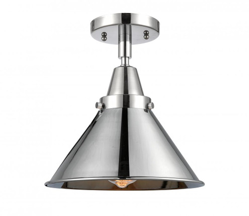 Briarcliff - 1 Light - 10 inch - Polished Chrome - Semi-Flush Mount (3442|447-1C-PC-M10-PC-LED)
