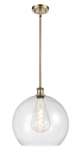 Athens - 1 Light - 14 inch - Antique Brass - Pendant (3442|516-1S-AB-G124-14-LED)