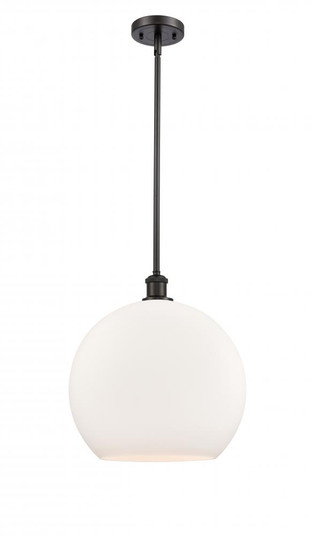 Athens - 1 Light - 14 inch - Oil Rubbed Bronze - Pendant (3442|516-1S-OB-G121-14-LED)