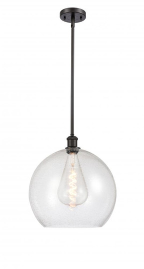 Athens - 1 Light - 14 inch - Oil Rubbed Bronze - Pendant (3442|516-1S-OB-G124-14-LED)