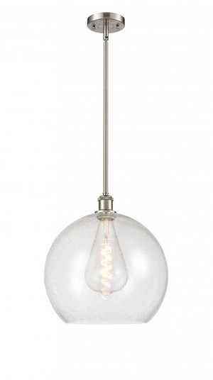Athens - 1 Light - 14 inch - Brushed Satin Nickel - Pendant (3442|516-1S-SN-G124-14)