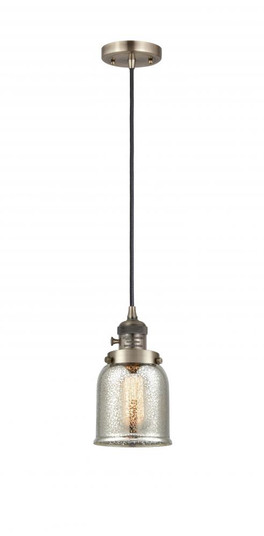 Bell - 1 Light - 5 inch - Antique Brass - Cord hung - Mini Pendant (3442|201CSW-AB-G58-LED)