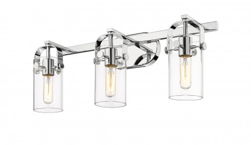 Pilaster - 3 Light - 24 inch - Polished Chrome - Bath Vanity Light (3442|423-3W-PC-4CL)