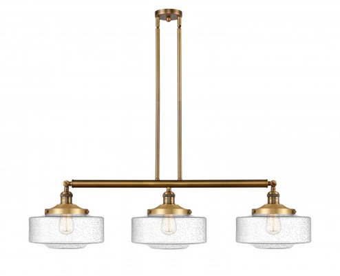 Bridgeton - 3 Light - 44 inch - Brushed Brass - Stem Hung - Adjustable Island Light (3442|213-BB-G694-12-LED)
