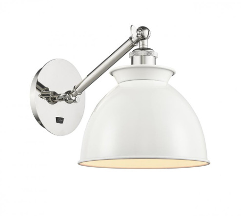 Adirondack - 1 Light - 8 inch - Polished Nickel - Adjustable Sconce (3442|317-1W-PN-M14-W)