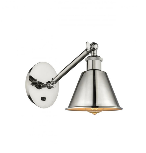 Smithfield - 1 Light - 7 inch - Polished Nickel - Sconce (3442|317-1W-PN-M8-LED)