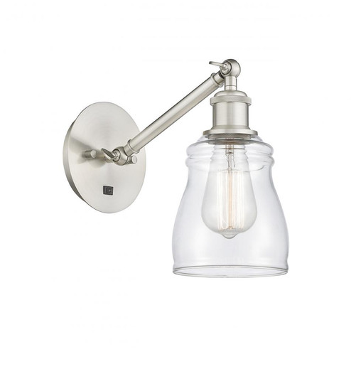 Ellery - 1 Light - 5 inch - Brushed Satin Nickel - Adjustable Sconce (3442|317-1W-SN-G392-LED)