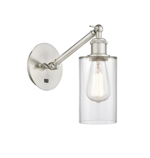 Clymer - 1 Light - 4 inch - Brushed Satin Nickel - Sconce (3442|317-1W-SN-G802-LED)