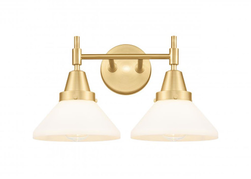 Caden - 2 Light - 17 inch - Satin Gold - Bath Vanity Light (3442|447-2W-SG-G4471)