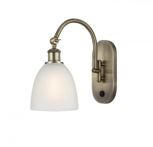 Castile - 1 Light - 6 inch - Antique Brass - Adjustable Swing Arm (3442|518-1W-AB-G381)