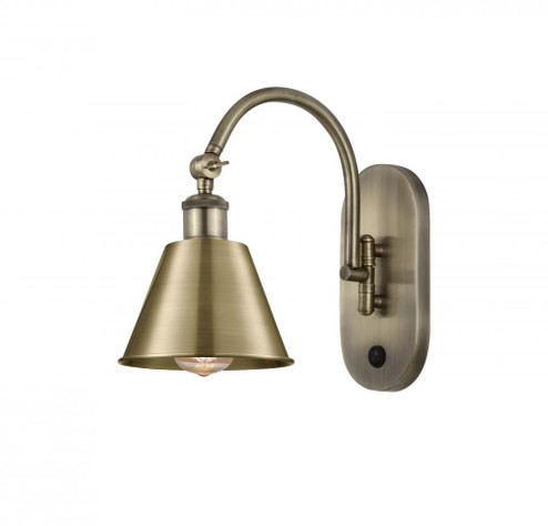 Smithfield - 1 Light - 7 inch - Antique Brass - Adjustable Swing Arm (3442|518-1W-AB-M8-LED)