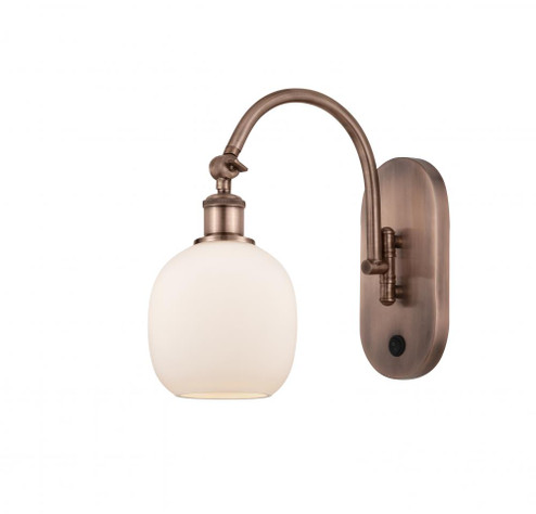 Belfast - 1 Light - 6 inch - Antique Copper - Adjustable Swing Arm (3442|518-1W-AC-G101-LED)