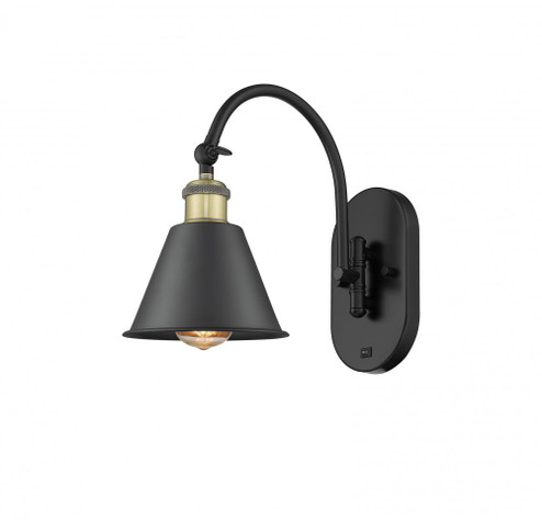 Smithfield - 1 Light - 7 inch - Black Antique Brass - Adjustable Swing Arm (3442|518-1W-BAB-M8)