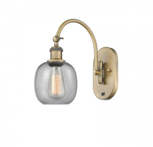 Belfast - 1 Light - 6 inch - Brushed Brass - Adjustable Swing Arm (3442|518-1W-BB-G104-LED)