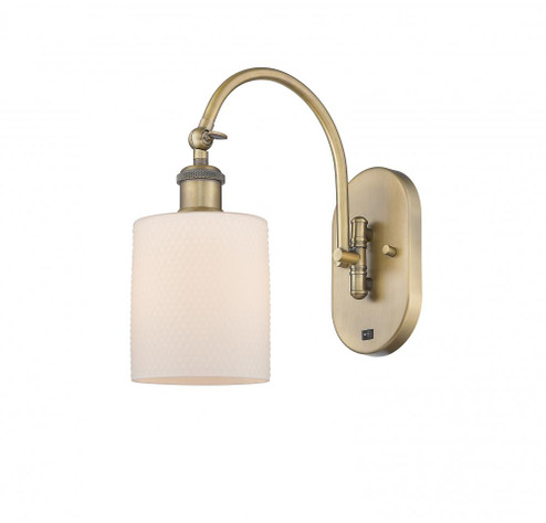 Cobbleskill - 1 Light - 5 inch - Brushed Brass - Adjustable Swing Arm (3442|518-1W-BB-G111)
