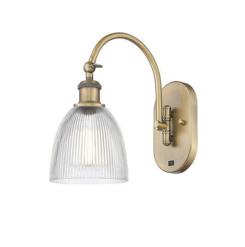 Castile - 1 Light - 6 inch - Brushed Brass - Adjustable Swing Arm (3442|518-1W-BB-G382)