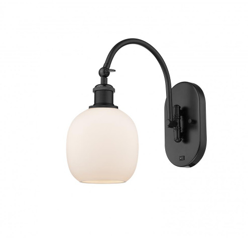 Belfast - 1 Light - 6 inch - Matte Black - Adjustable Swing Arm (3442|518-1W-BK-G101)