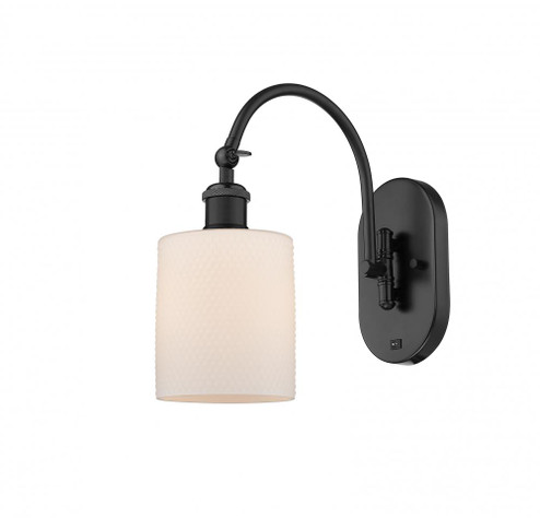 Cobbleskill - 1 Light - 5 inch - Matte Black - Adjustable Swing Arm (3442|518-1W-BK-G111-LED)