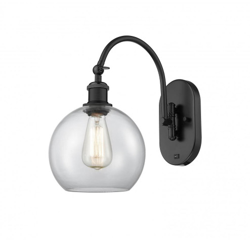 Athens - 1 Light - 8 inch - Matte Black - Adjustable Swing Arm (3442|518-1W-BK-G122-8-LED)