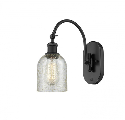 Caledonia - 1 Light - 5 inch - Matte Black - Adjustable Swing Arm (3442|518-1W-BK-G259-LED)