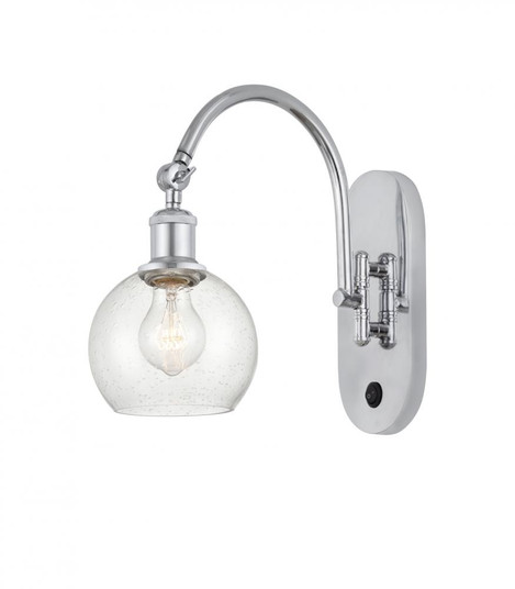 Athens - 1 Light - 6 inch - Polished Chrome - Adjustable Swing Arm (3442|518-1W-PC-G124-6-LED)