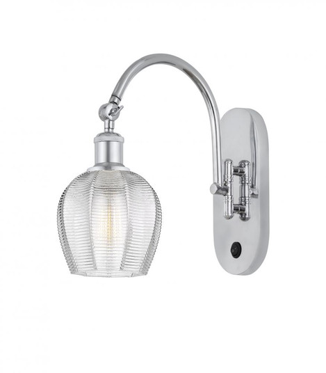 Norfolk - 1 Light - 6 inch - Polished Chrome - Adjustable Swing Arm (3442|518-1W-PC-G462-6-LED)