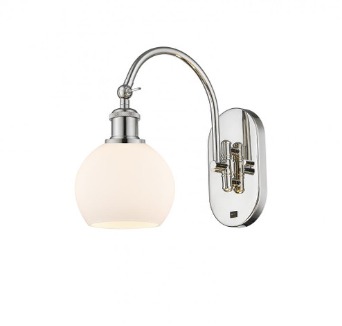 Athens - 1 Light - 6 inch - Polished Nickel - Adjustable Swing Arm (3442|518-1W-PN-G121-6-LED)