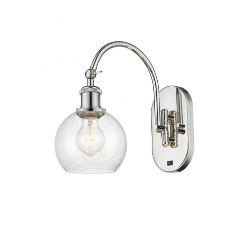 Athens - 1 Light - 6 inch - Polished Nickel - Sconce (3442|518-1W-PN-G124-6-LED)