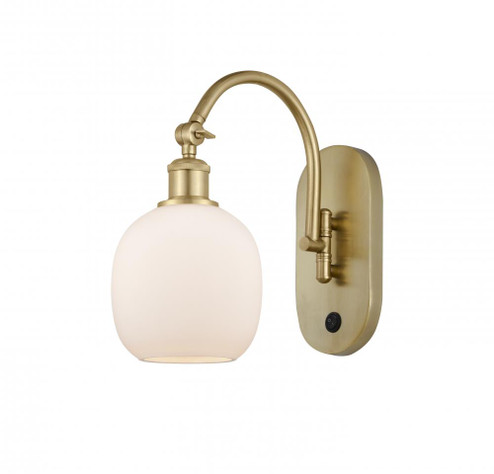 Belfast - 1 Light - 6 inch - Satin Gold - Adjustable Swing Arm (3442|518-1W-SG-G101-LED)