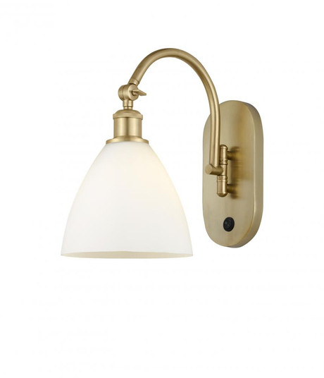 Bristol - 1 Light - 8 inch - Satin Gold - Adjustable Swing Arm (3442|518-1W-SG-GBD-751)