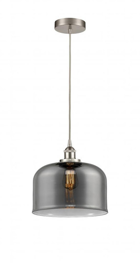 Bell - 1 Light - 12 inch - Brushed Satin Nickel - Cord hung - Mini Pendant (3442|616-1PH-SN-G73-L-LED)