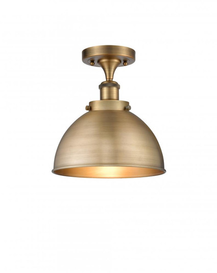 Derby - 1 Light - 10 inch - Brushed Brass - Semi-Flush Mount (3442|916-1C-BB-MFD-10-BB)