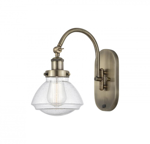 Olean - 1 Light - 7 inch - Antique Brass - Adjustable Swing Arm (3442|918-1W-AB-G324)