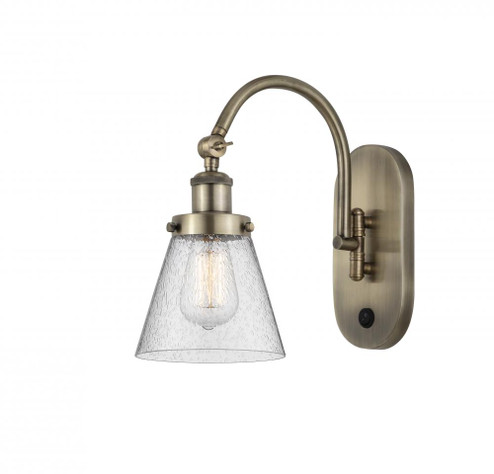 Cone - 1 Light - 6 inch - Antique Brass - Adjustable Swing Arm (3442|918-1W-AB-G64)